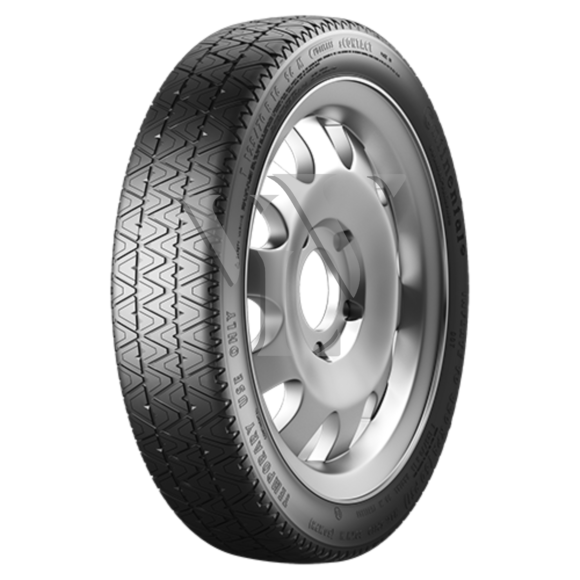  Sommerreifen CONTINENTAL SCONTACT (SPARE TIRE) BEREIFUNG NOTRAD 145/80 R19 110 M  