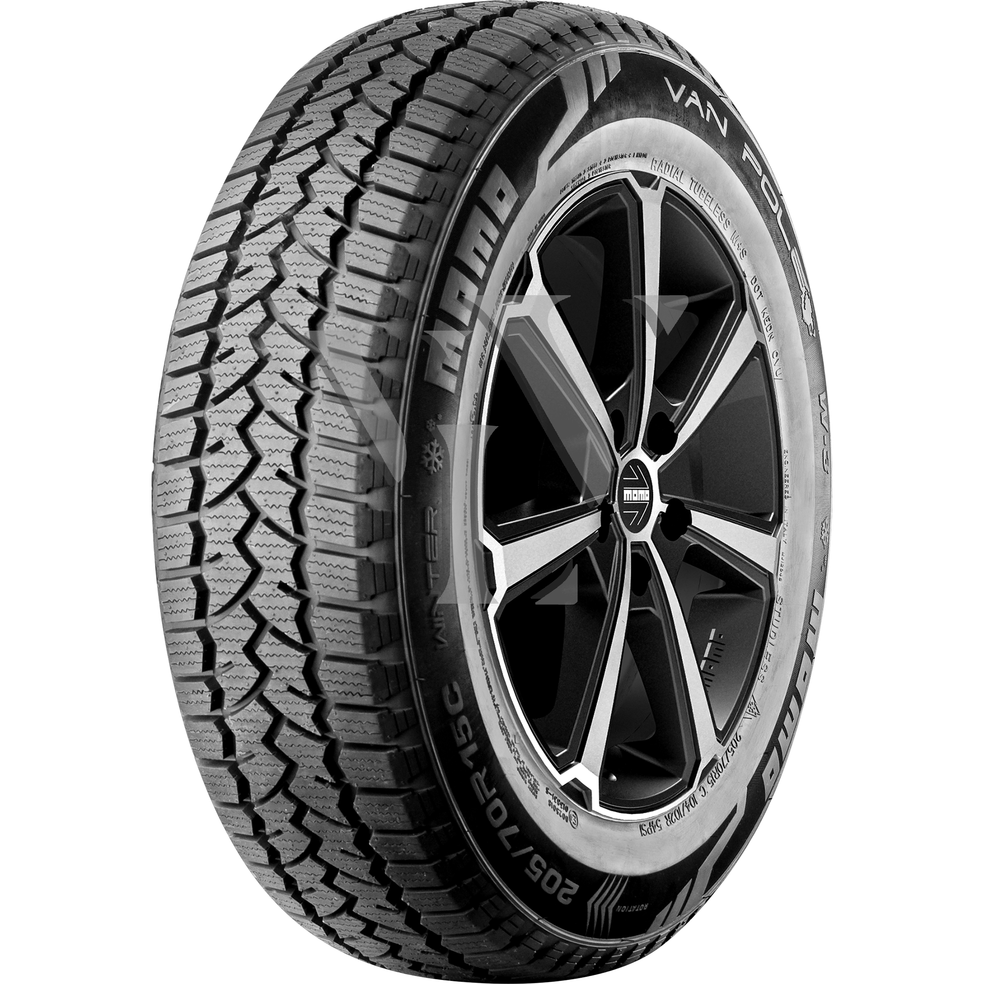  Winterreifen MOMO TIRES W3 VAN POLE M&S 205/70 R15 106/104 R  