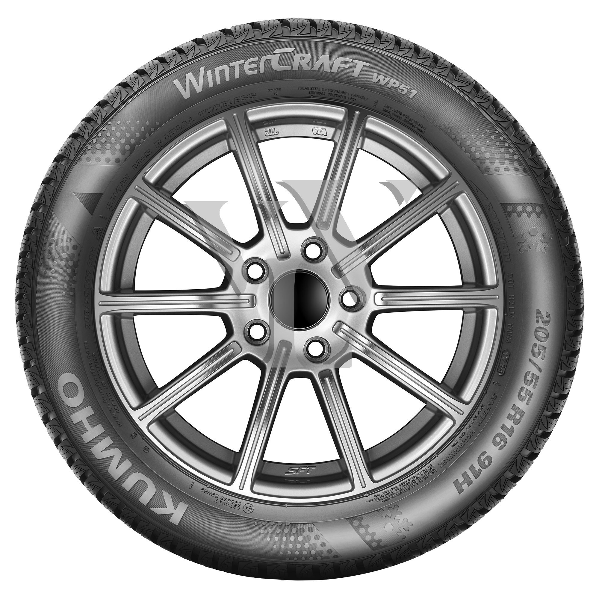  Winterreifen KUMHO WP51 CRAFT 165/70 R13 79 T  