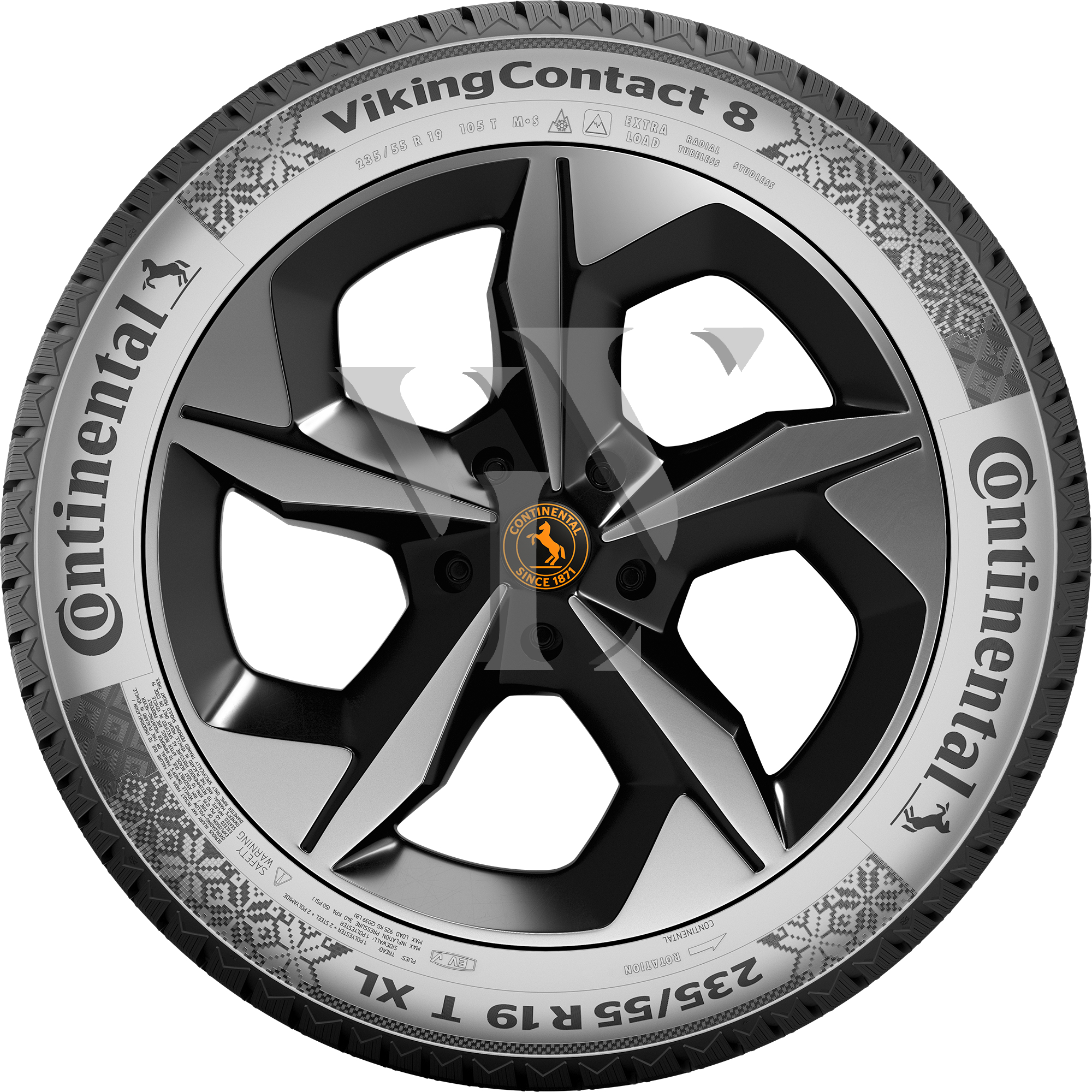  Winterreifen CONTINENTAL VIKING CONTACT 8 EVC 245/55 R19 103 H  