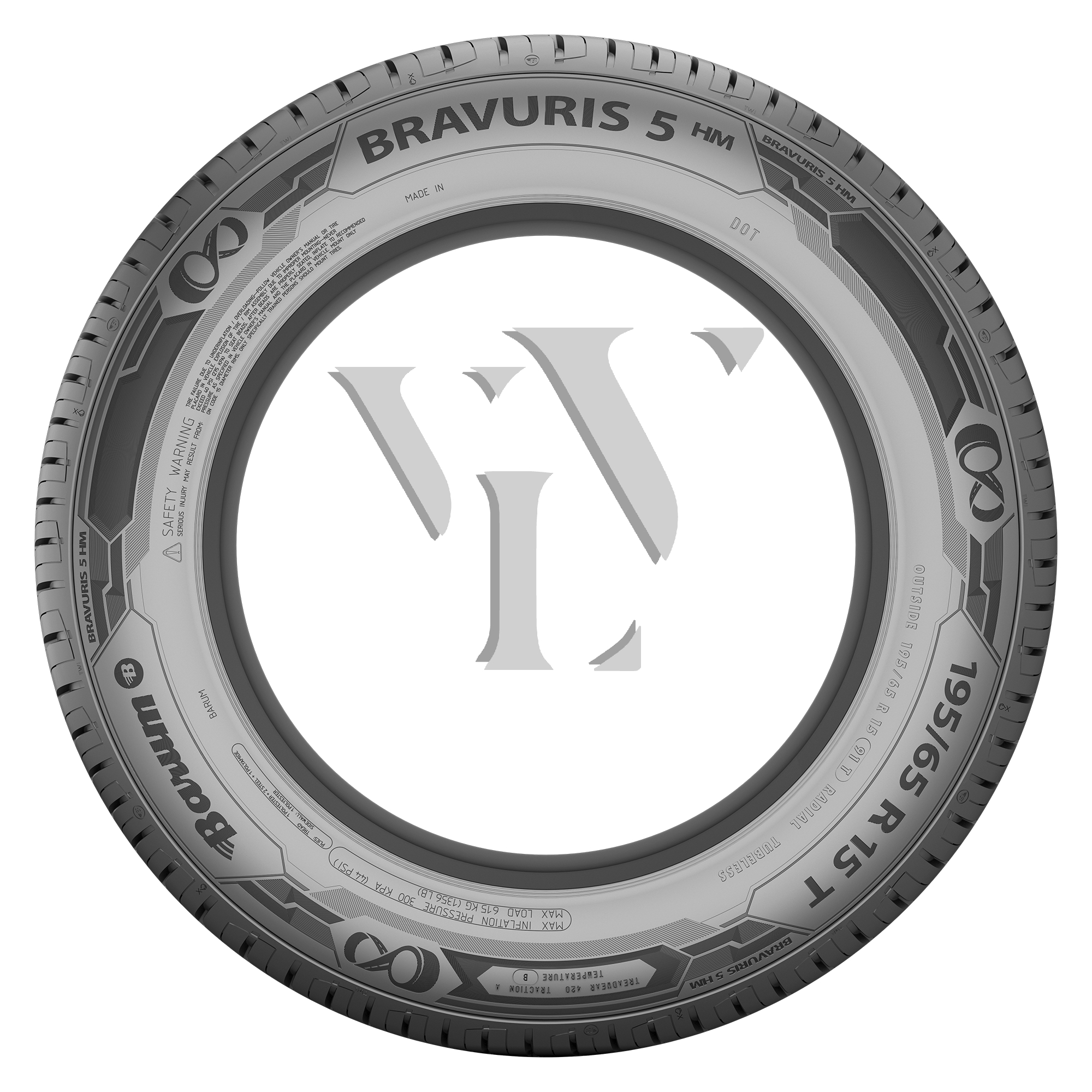  Sommerreifen BARUM BRAVURIS 5 HM 225/55 R19 99 V  