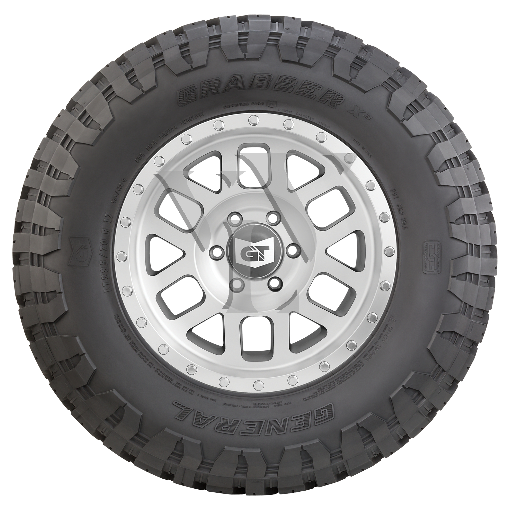  Sommerreifen GENERAL TIRE GRABBER X3 POR FSL M+S PR10 35/12 R17 121 Q  