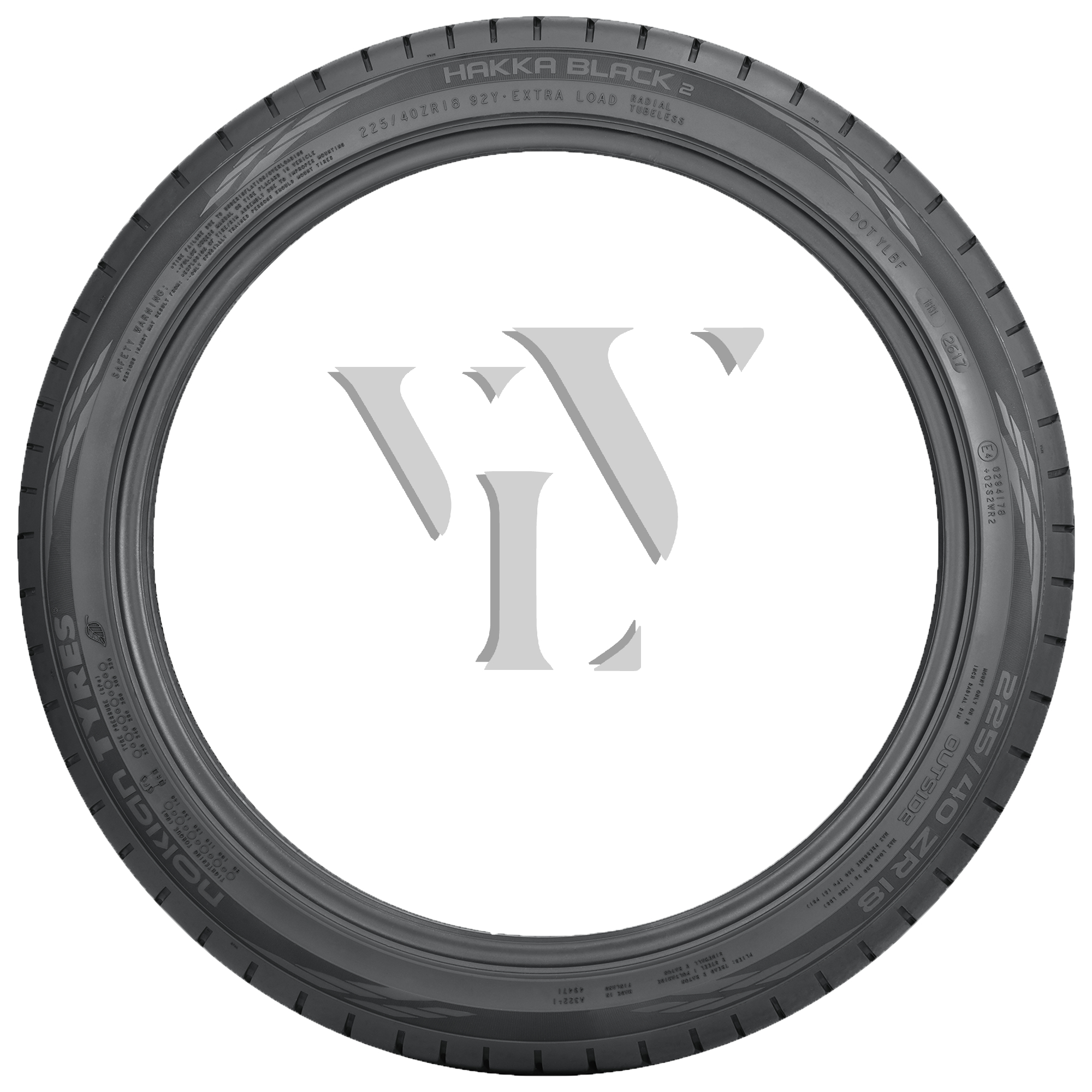  Sommerreifen NOKIAN HAKKA BLACK 2 RUNFLAT 245/45 R18 96 Y  