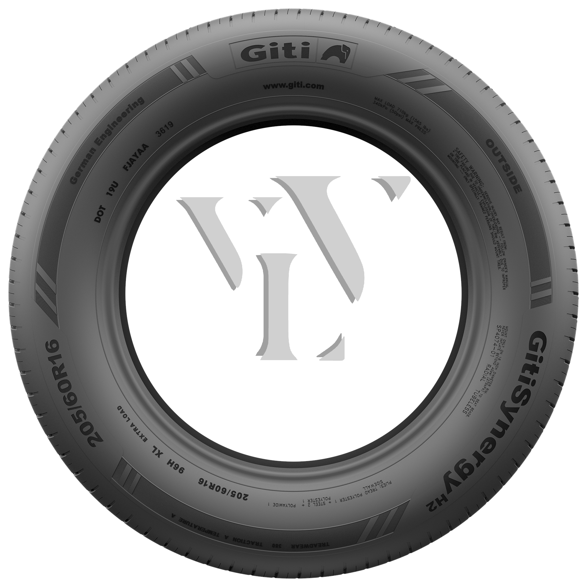  Sommerreifen GITI SYNERGY H2 EV READY 205/55 R16 91 H  