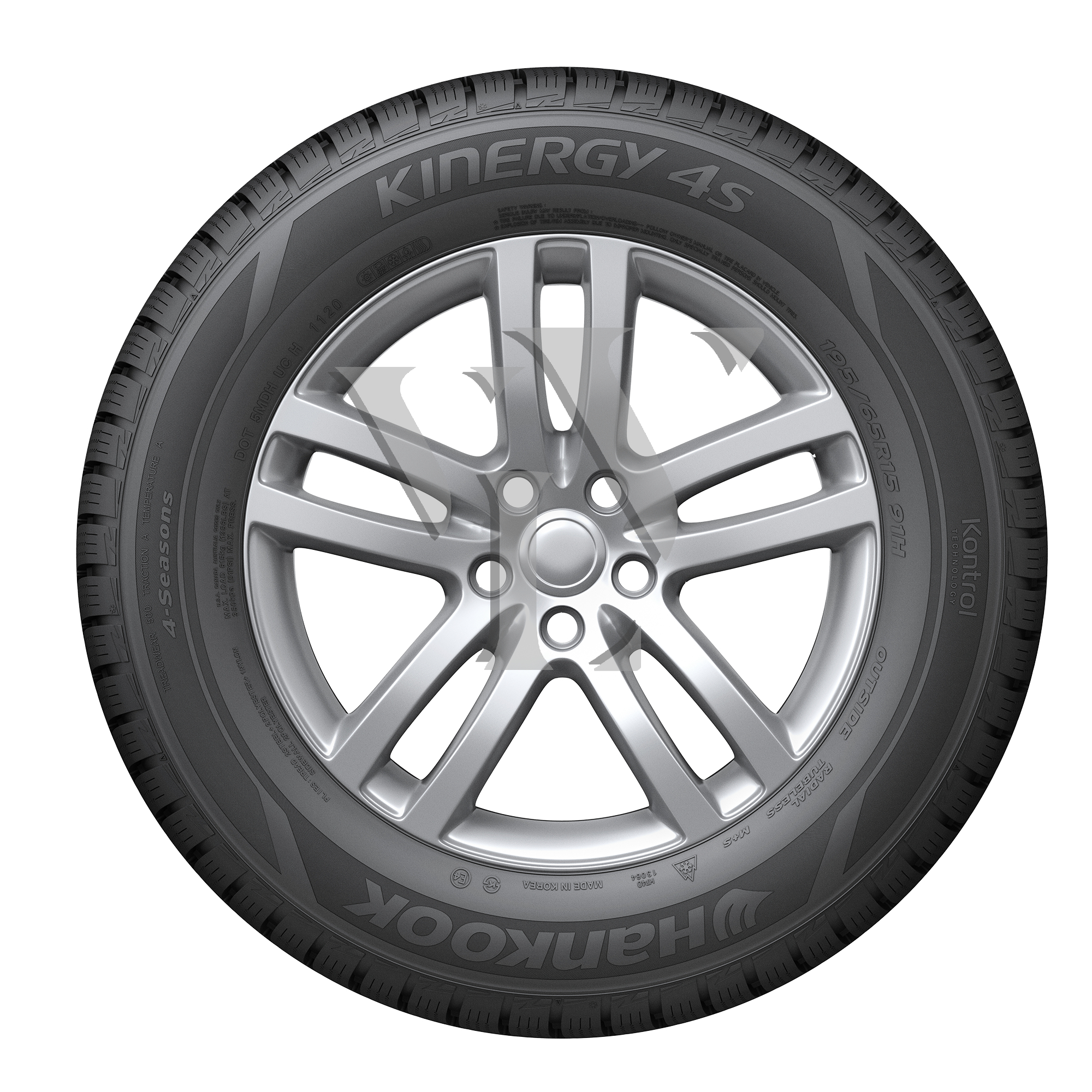 Allwetterreifen HANKOOK H740 KINERGY 4S 4S M+S 195/55 R16 87 V  