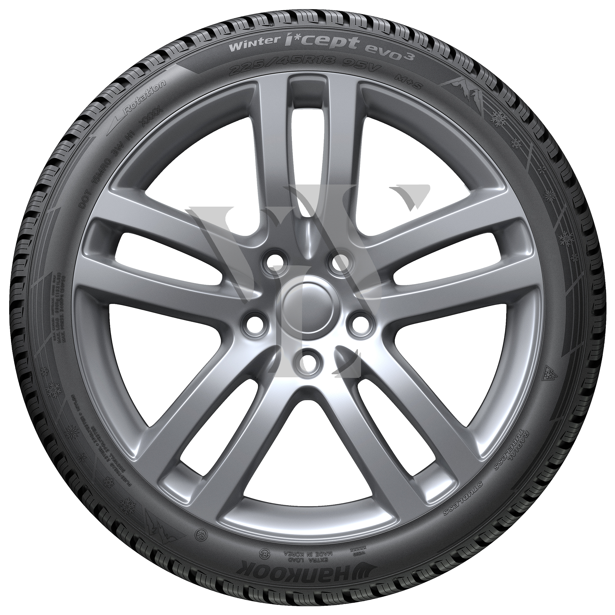  Winterreifen HANKOOK W330 I*CEPT EVO3 SBL 205/55 R19 97 H  