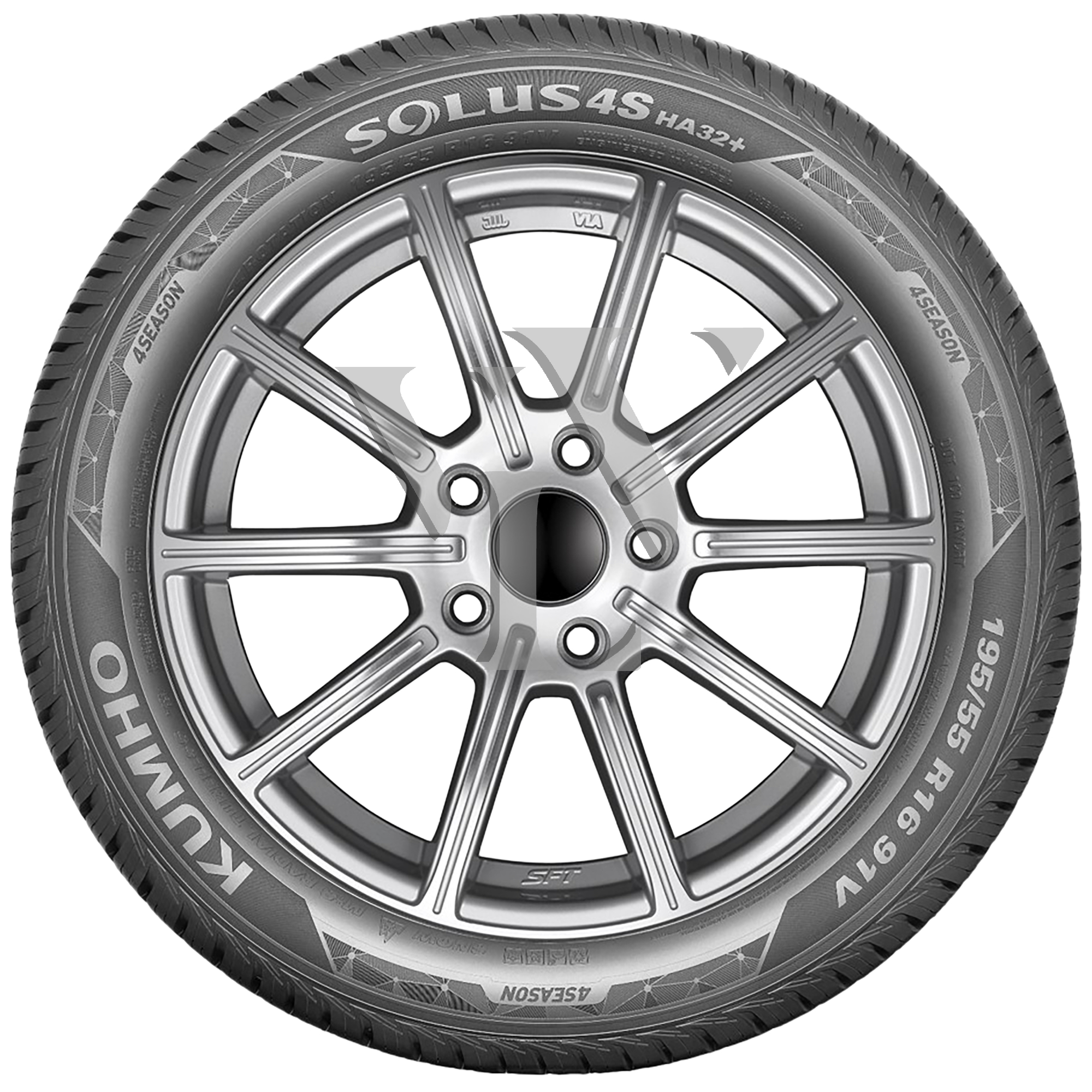  Allwetterreifen KUMHO HA32+ SOLUS 4S 215/55 R17 98 W  