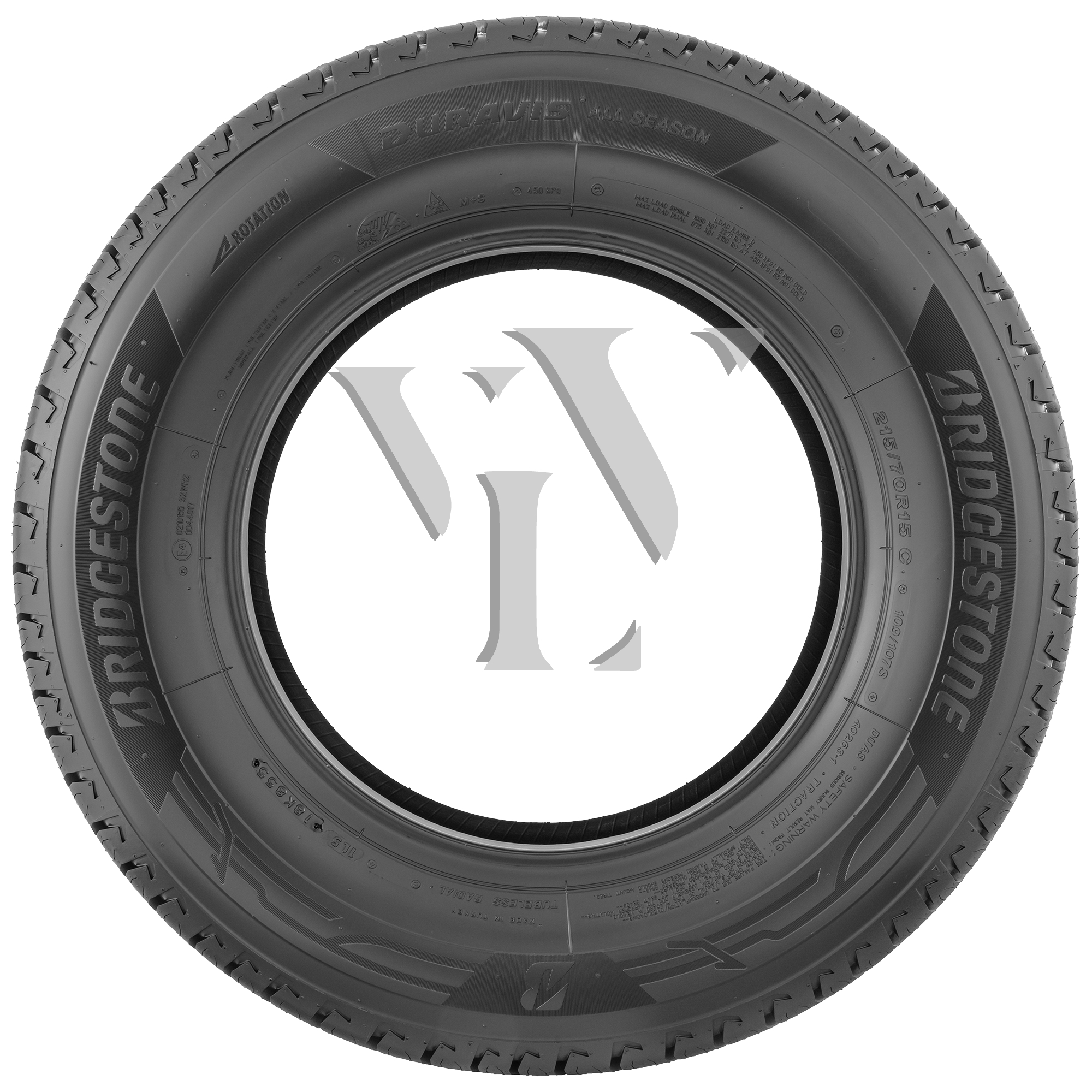  Allwetterreifen BRIDGESTONE DURAVIS ALLSEASON 185/75 R16 104/102 R  