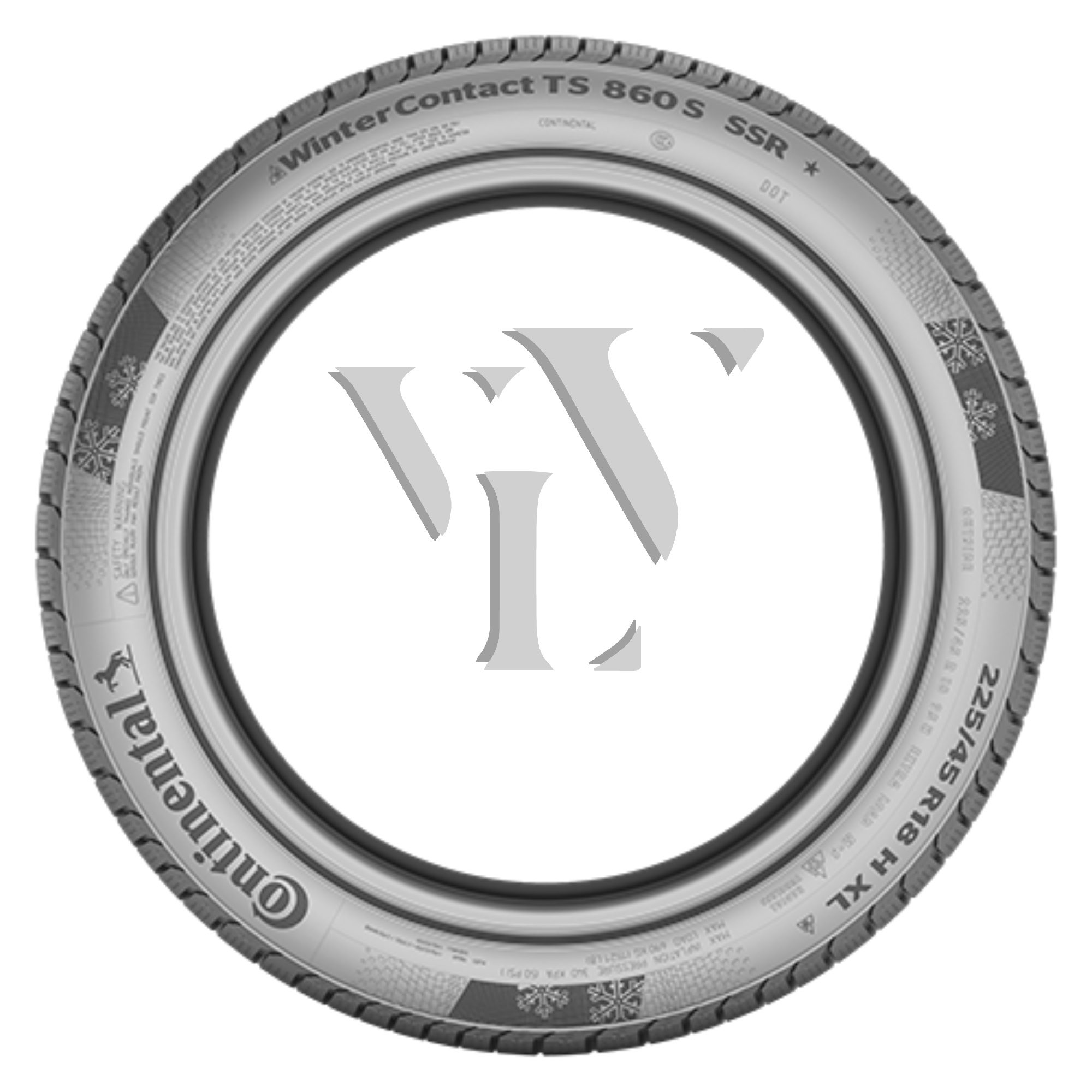  Winterreifen CONTINENTAL CONTACT TS 860S RUNFLAT SSR 245/40 R19 98 V  