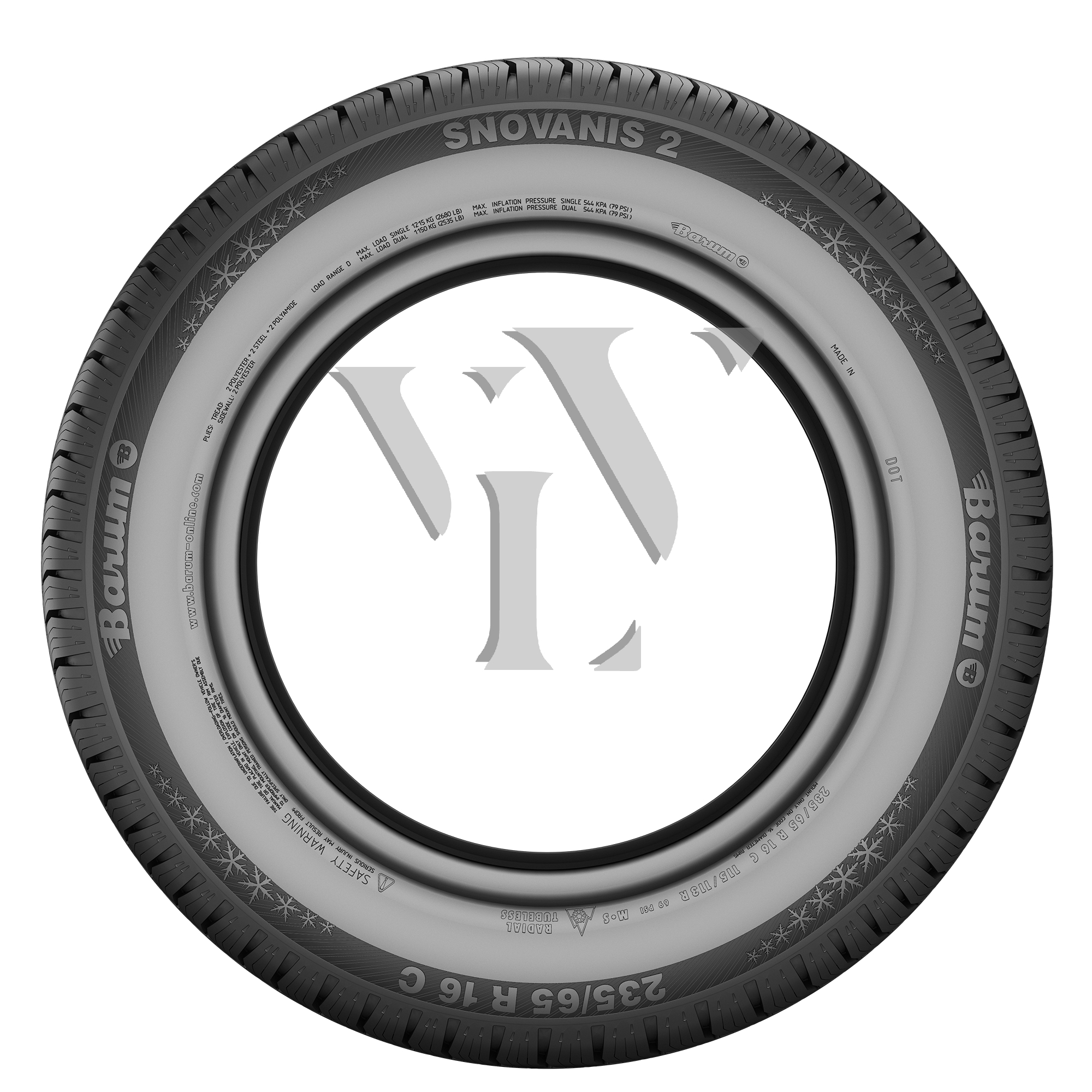  Winterreifen BARUM SNOVANIS 2 8PR 185/80 R14 102/100 Q  