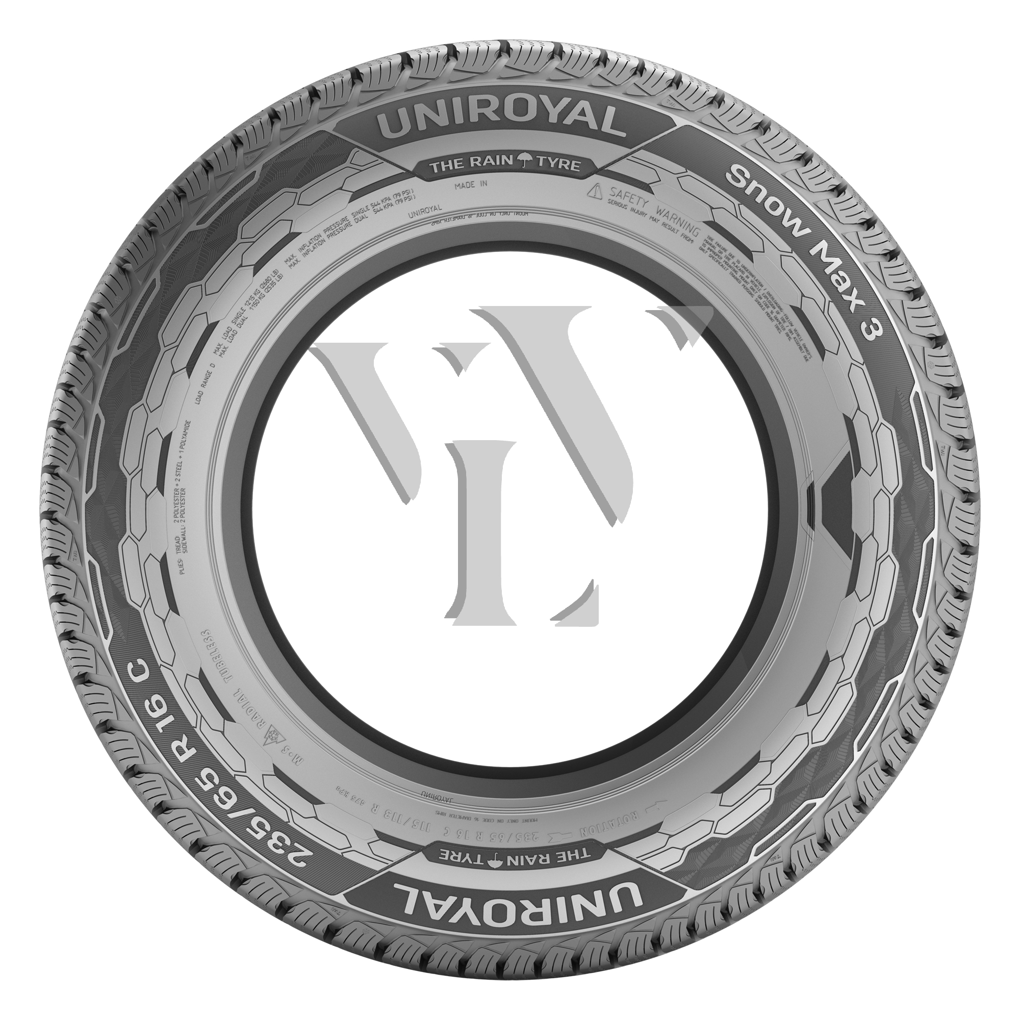  Winterreifen UNIROYAL SNOW MAX 3 195/60 R16 99/97 T  