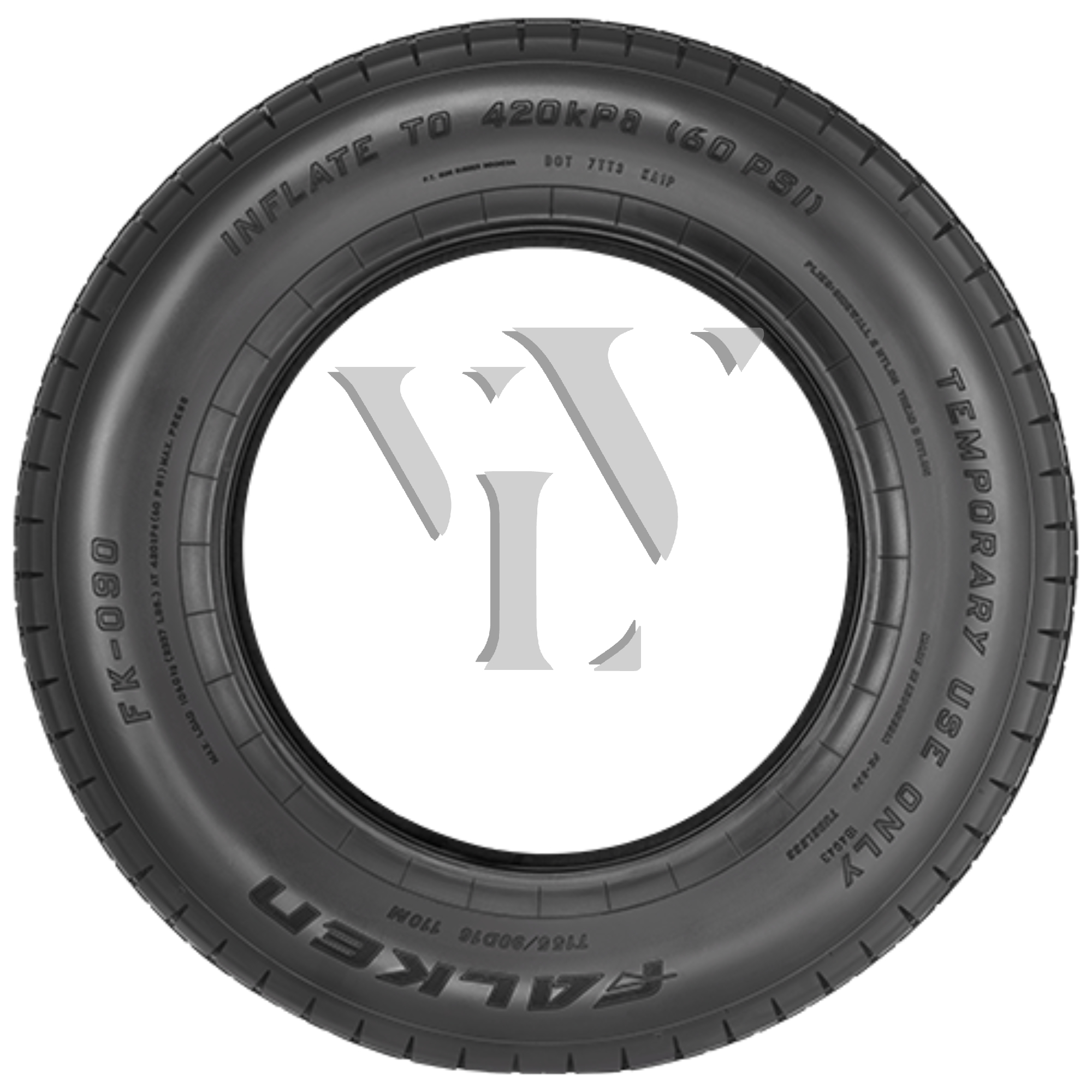  Sommerreifen FALKEN FK090 (SPARE TIRE) BEREIFUNG NOTRAD 165/90 R17 105 M  