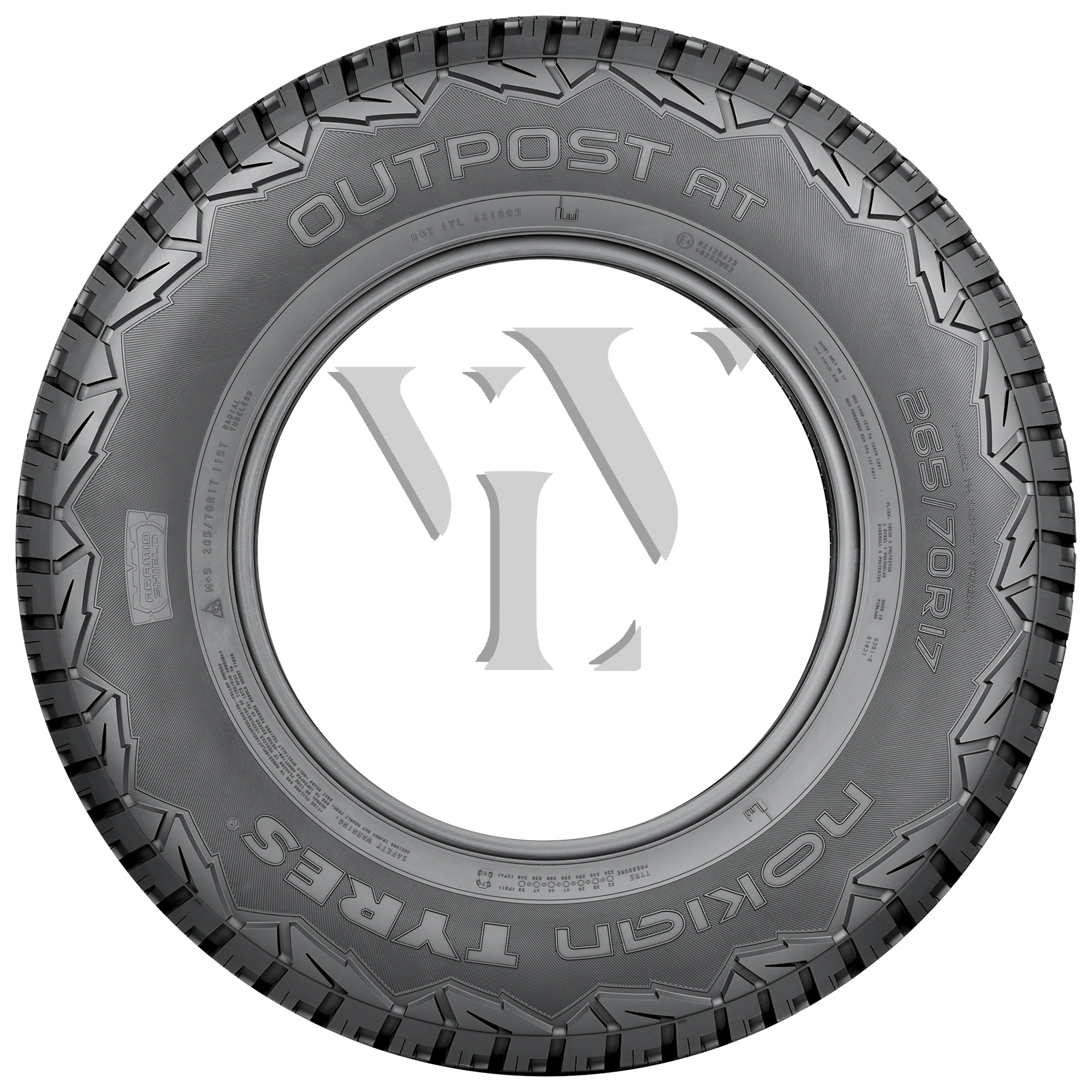  Allwetterreifen NOKIAN OUTPOST AT M+S 3PMSF (TL) 235/75 R17 109 S  
